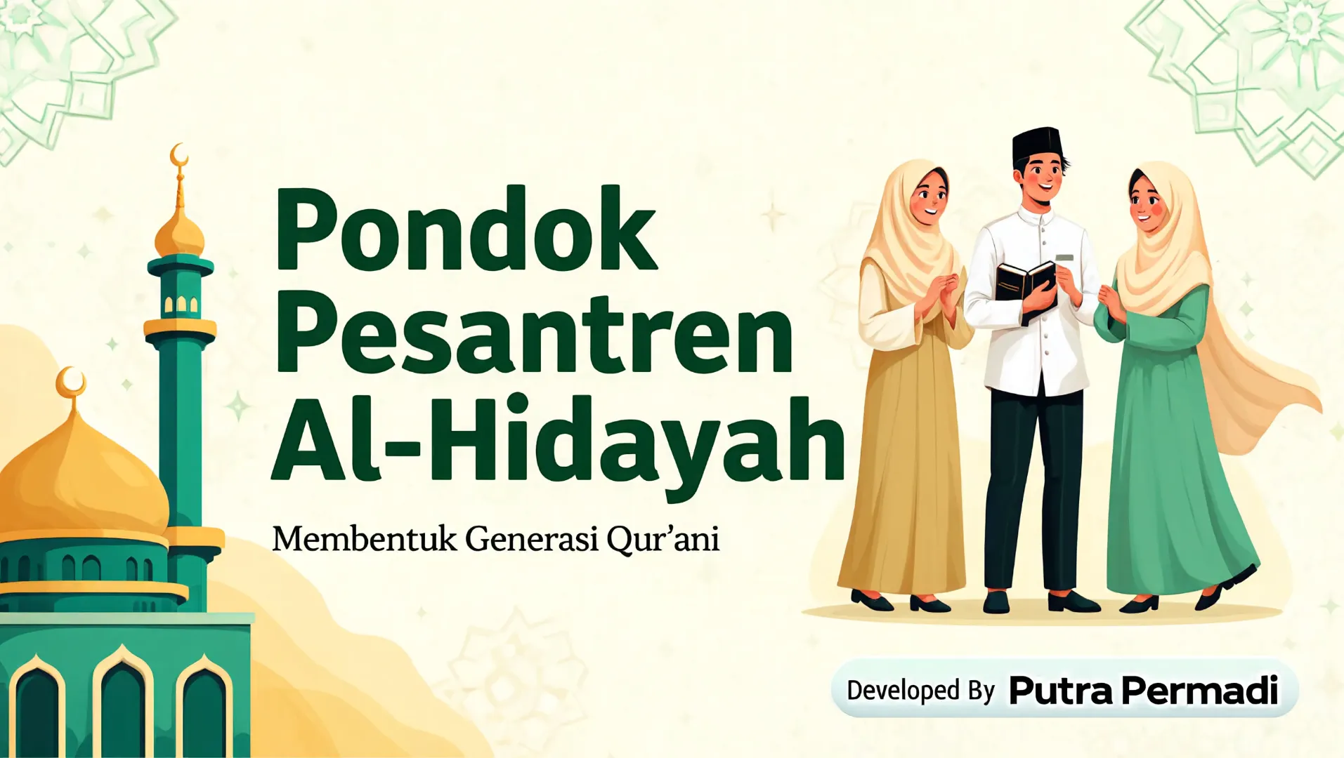Website Landing Pages Pondok Pesantren